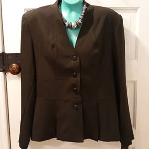 Milano size 14 black blazer new with tags